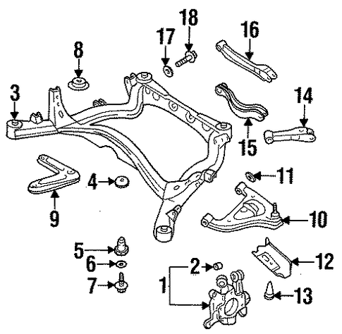 350z rear suspension diagram