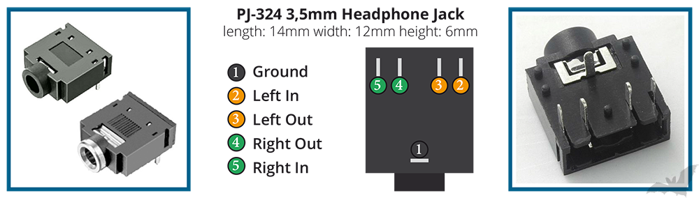 3.5mm Mono Open Audio Jack Wiring Diagram