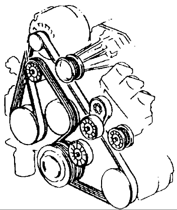 3800 supercharger belt diagram