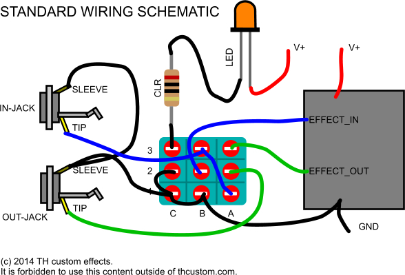 3pdt switch diagram