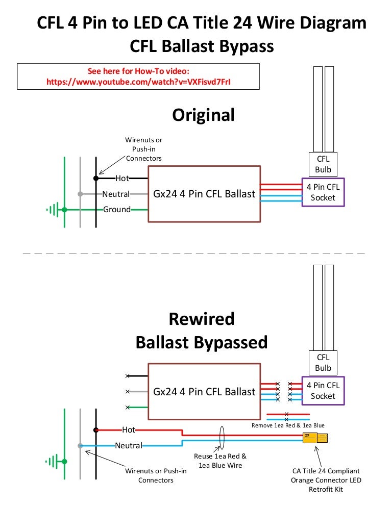 4 pin cfl wiring diagram