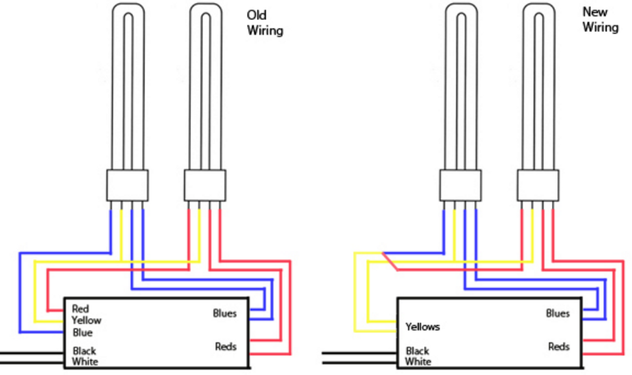4 Pin Compact Fluorescent Wiring Diagram
