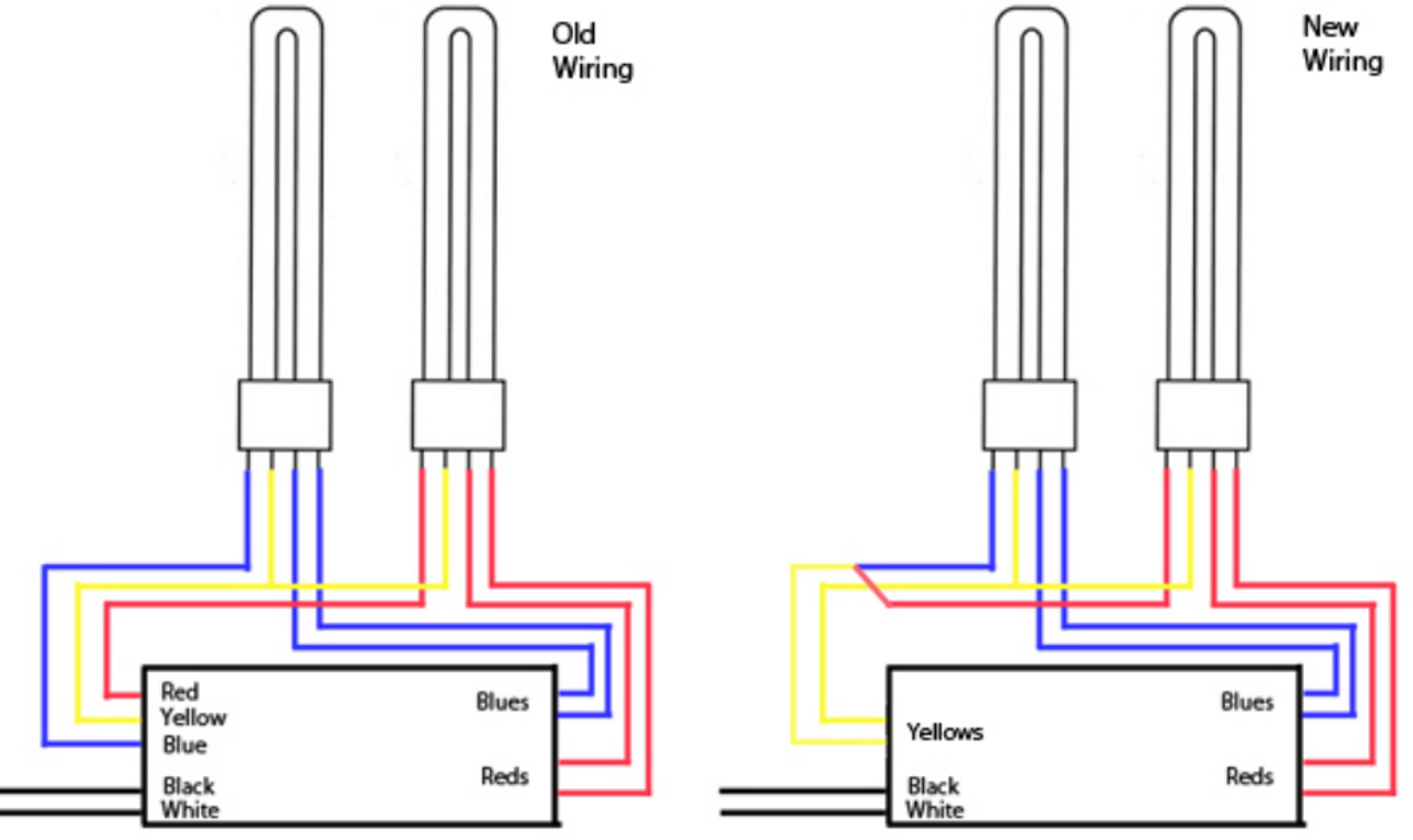 4 pin cfl wiring diagram