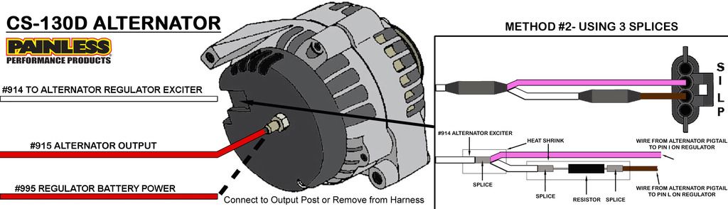 4 wire alternator exciter wiring diagram