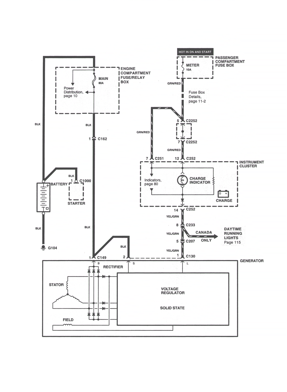 450sl ignition system wiring diagram