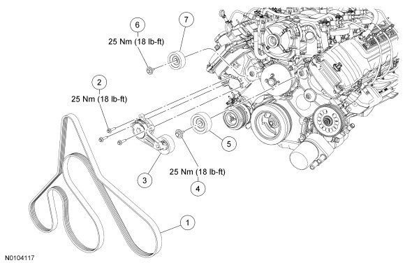 4.6 ford belt routing