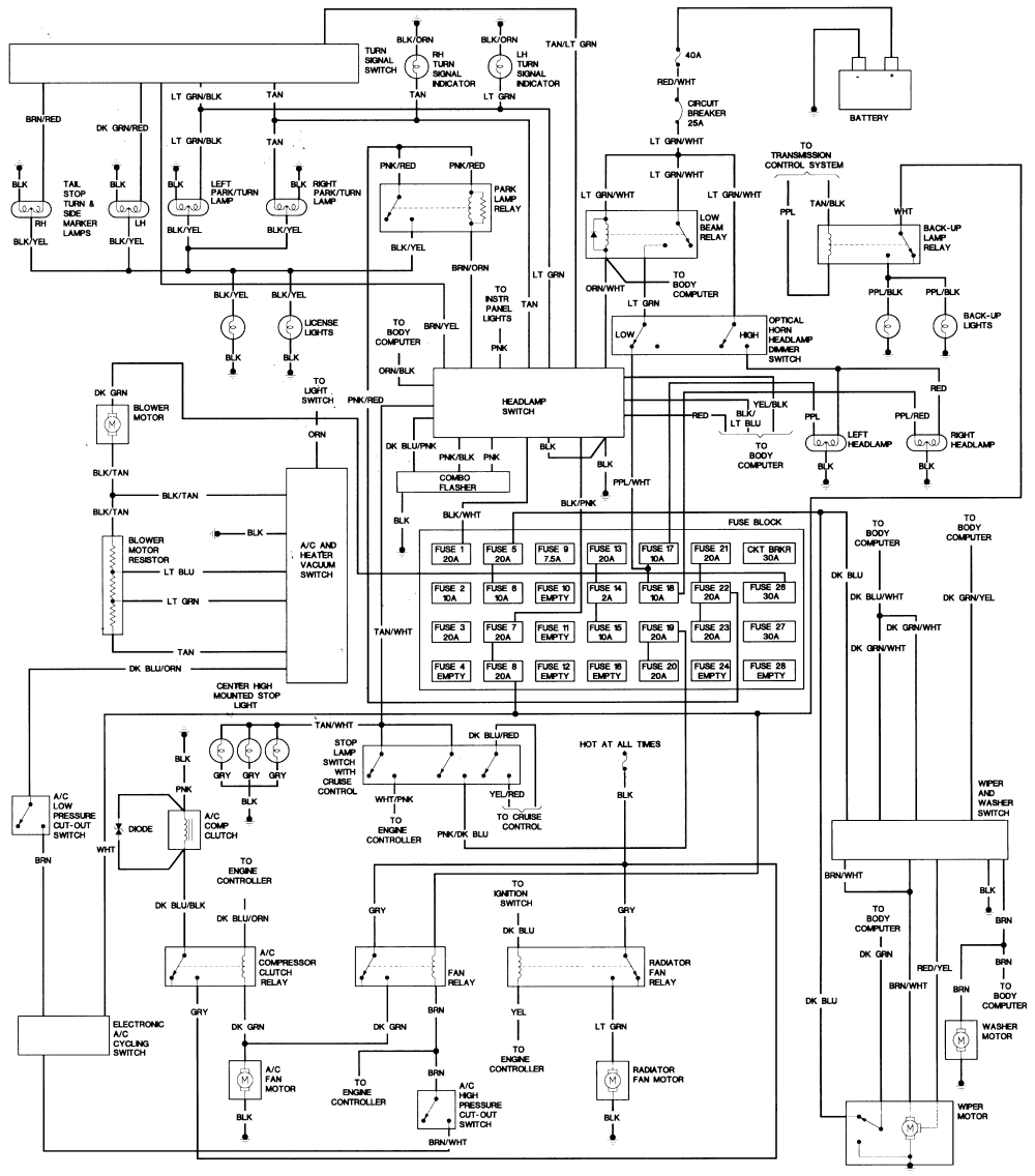 46re wiring diagram