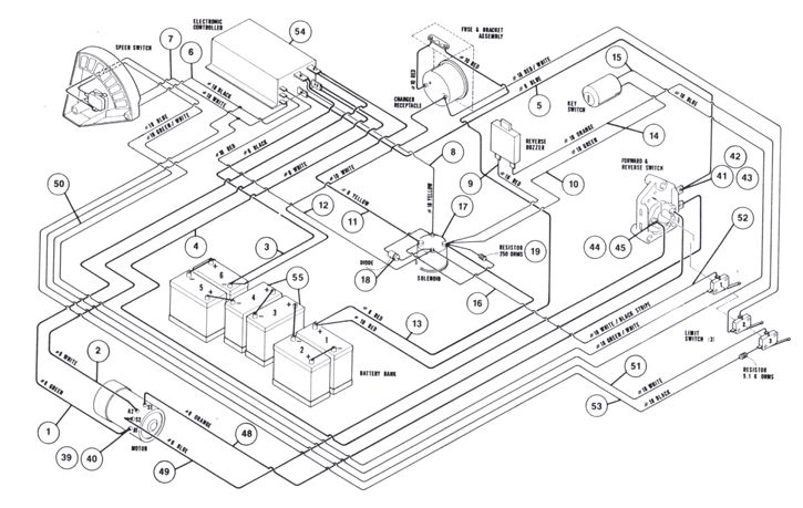 48 Volt Wiring Diagram For Club Car Golf Cart