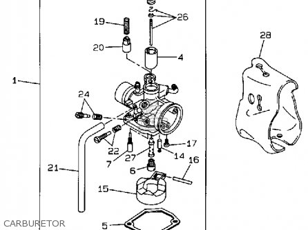 49cc carburetor diagram