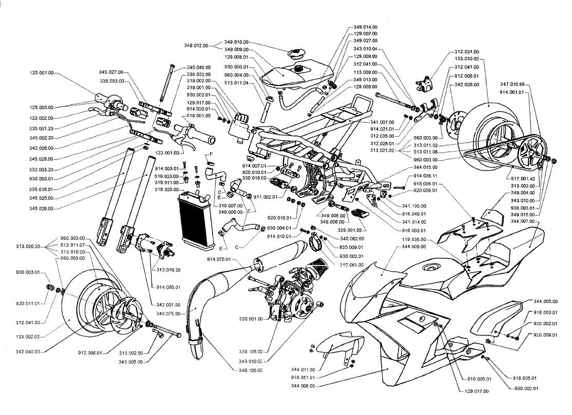 49cc pocket bike wiring diagram