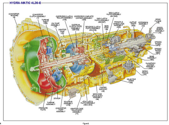 4l30e transmission diagram