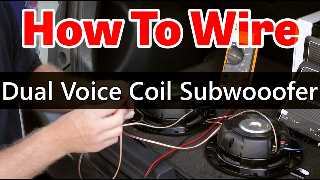 4ohm amp to dual 4 ohm voice coil sub wiring diagram