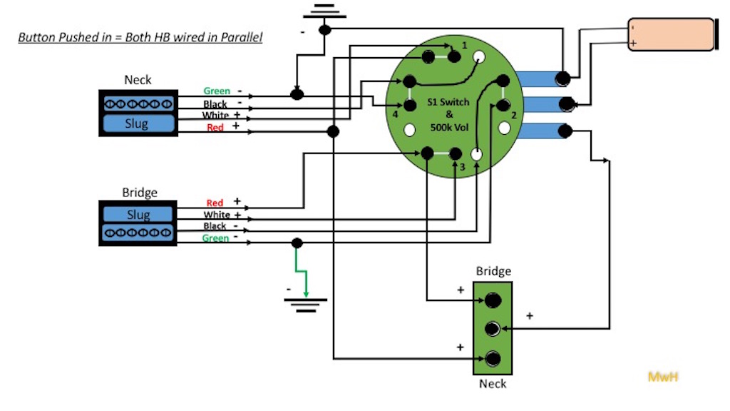 4pdt switch diagram