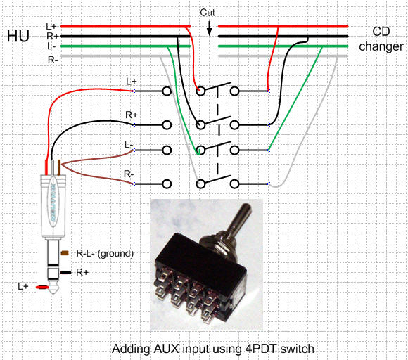 4pdt switch diagram