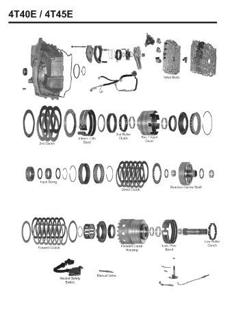4t40e transmission diagram
