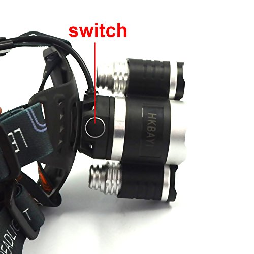 5000lm led flashlight cree xml t6 led headlamp rechargeable headlamp led light wiring diagram