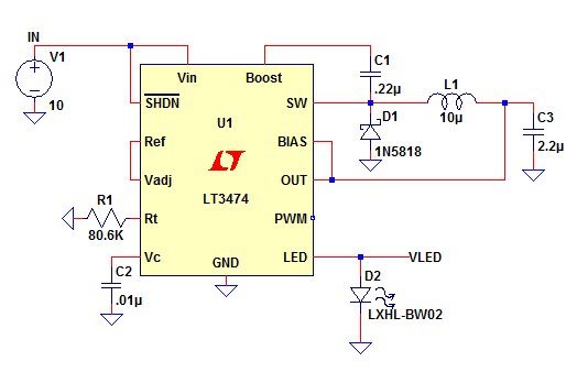 50w led driver circuit diagram