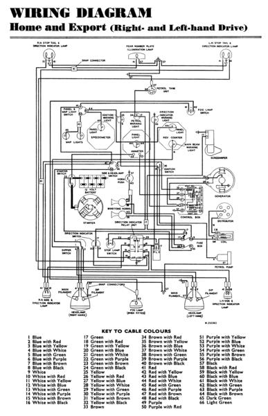 51 mgtd wiring diagram in color