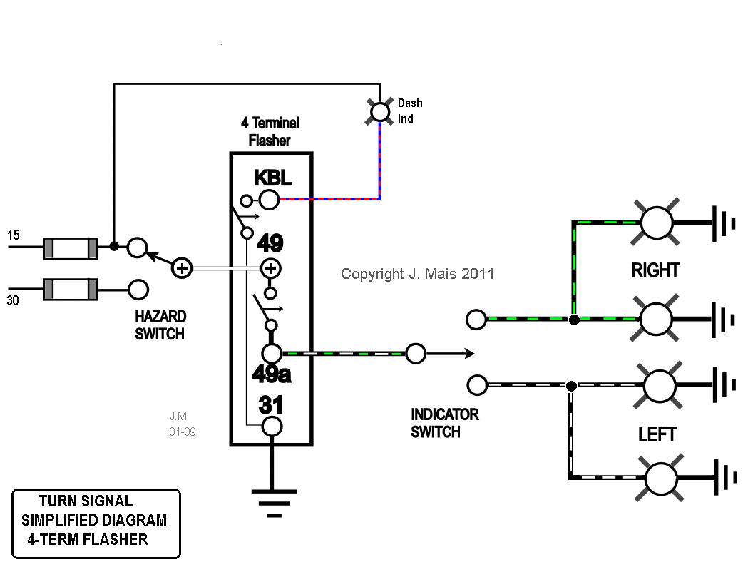 552 flasher wiring diagram