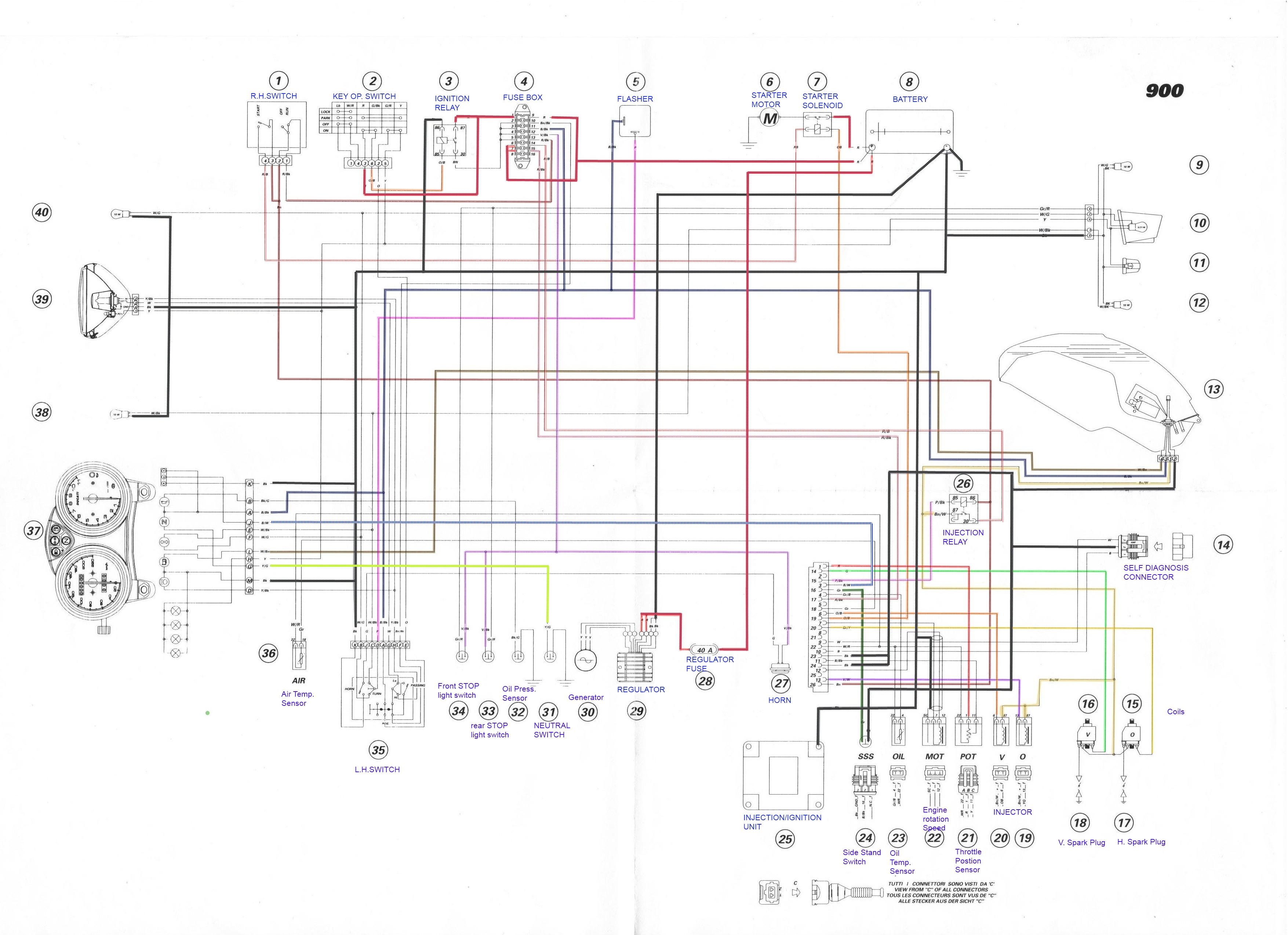 560sl electrical wiring diagram