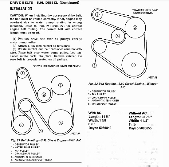 5.9 cummins belt diagram