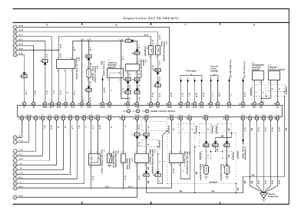 5vz fe wiring diagram