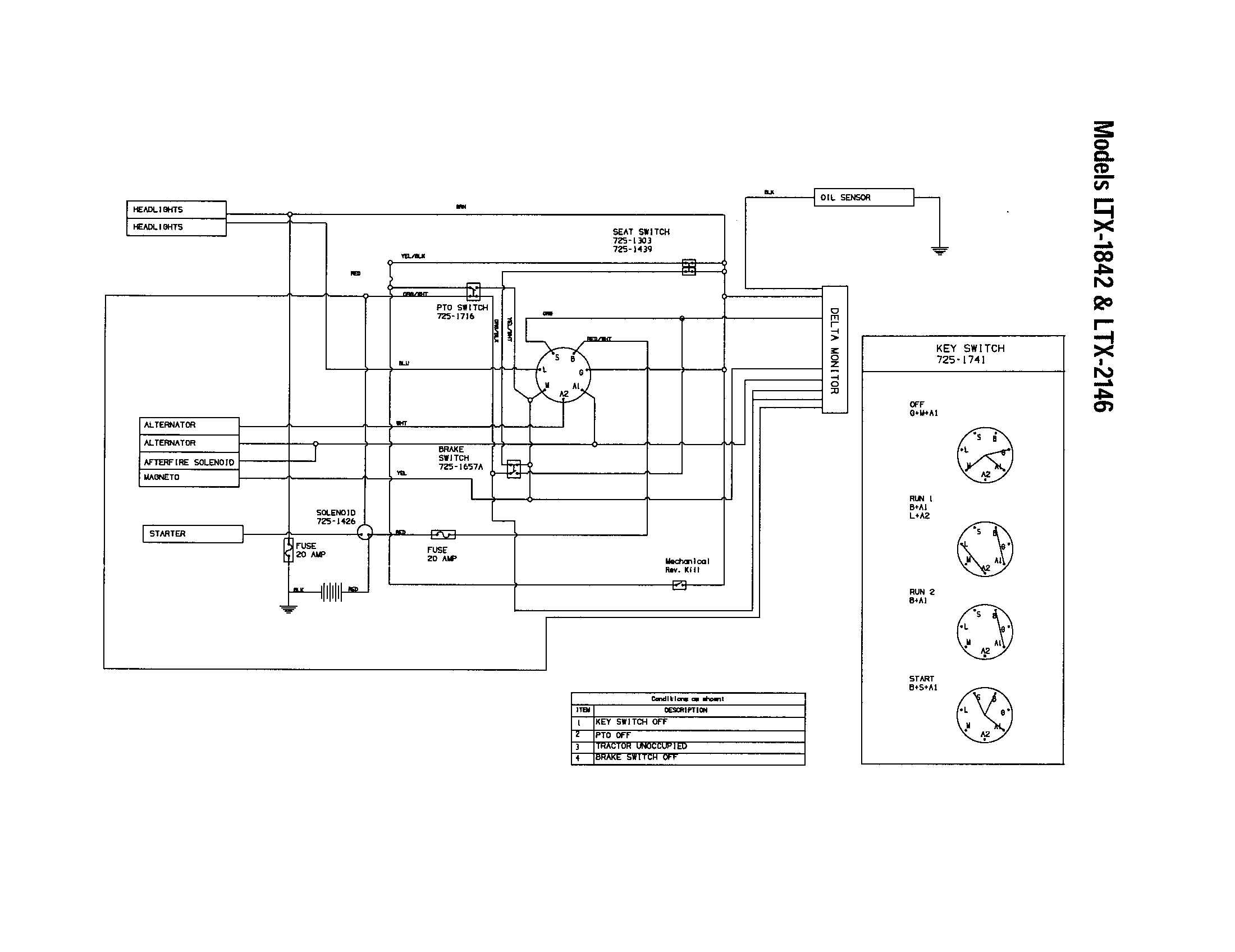 6 prong lawn mower starter solenoid wiring diagram