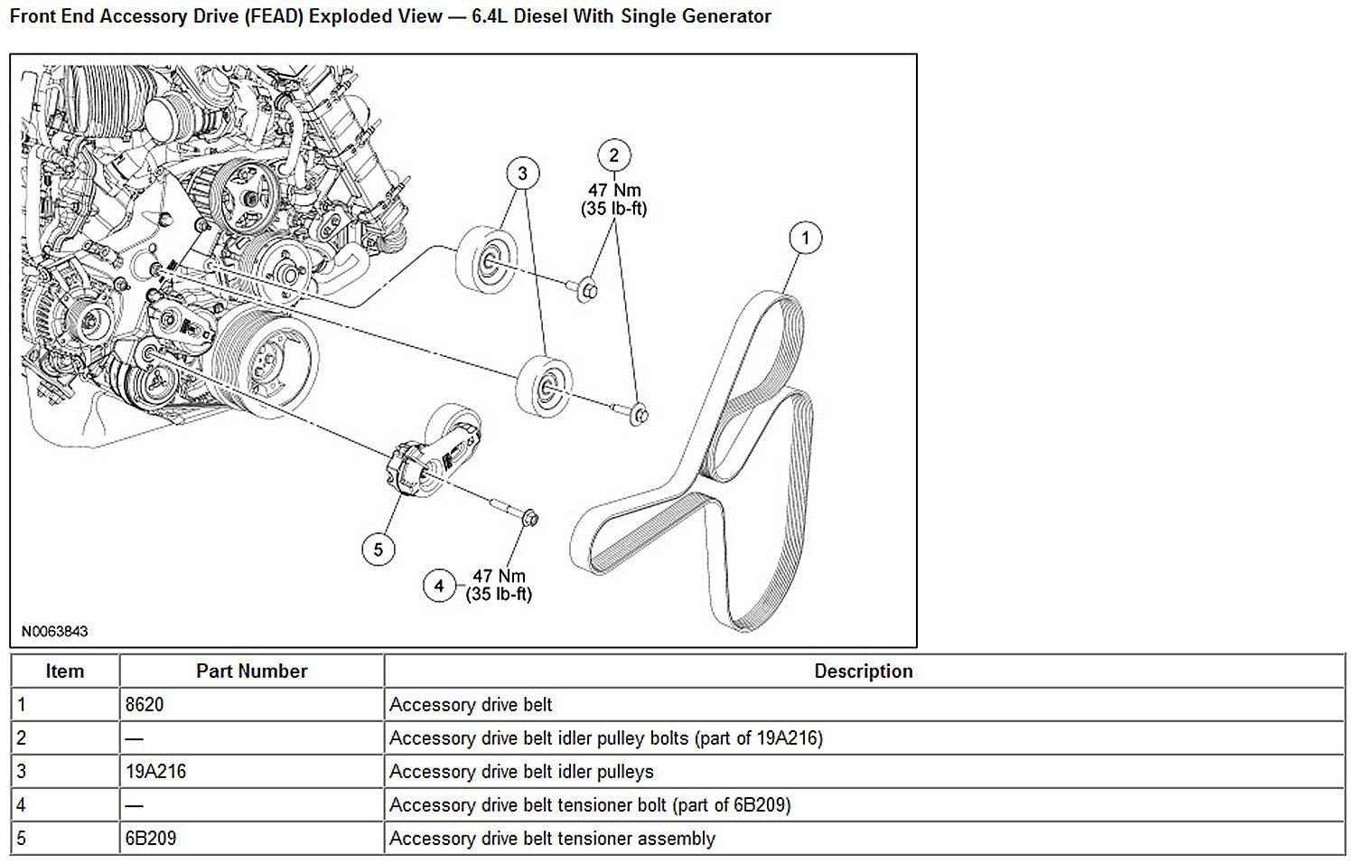 6.0 powerstroke belt routing