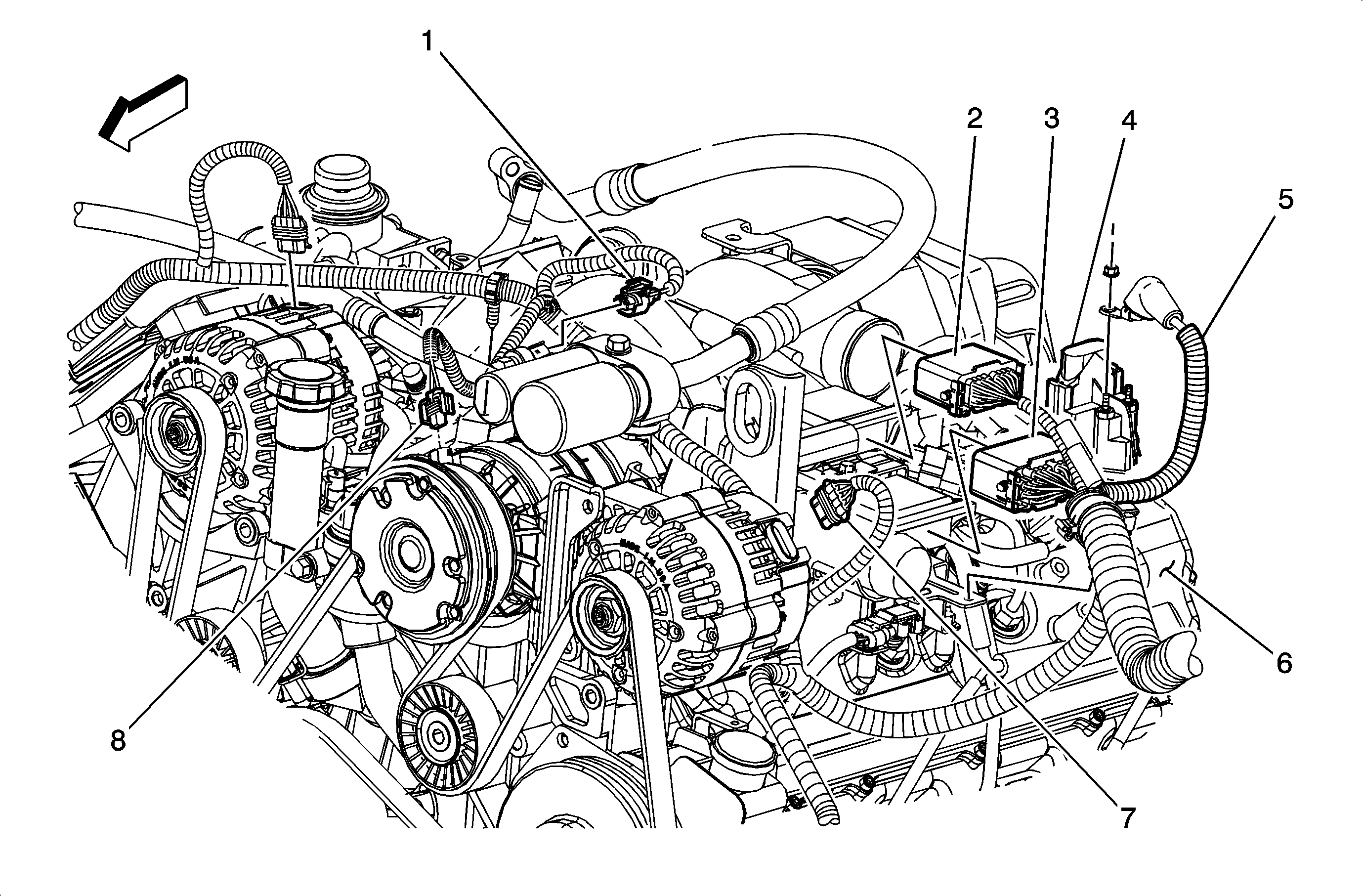 6.0 powerstroke dual alternator belt diagram