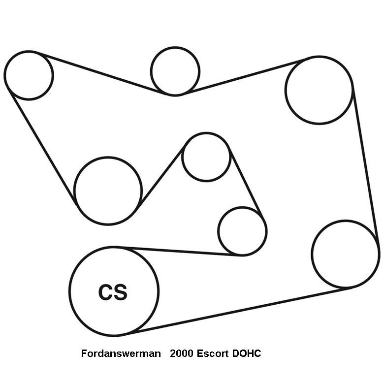 6.0 powerstroke dual alternator belt diagram