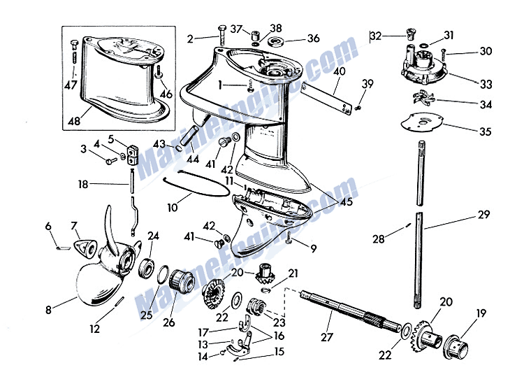 62 evinrude 40hp lark 4 wiring diagram