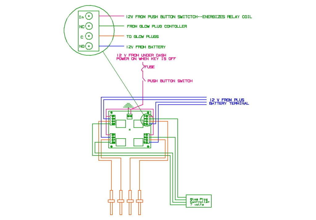 6.2 glow plug controller wiring diagram