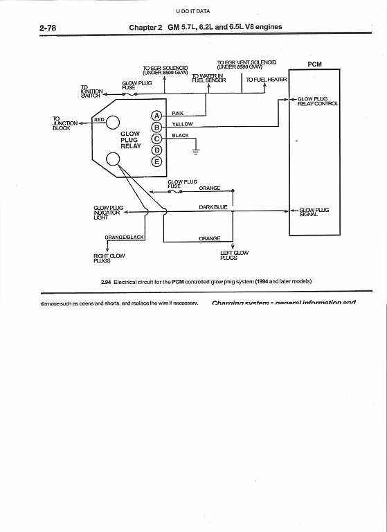 6.2 glow plug controller wiring diagram