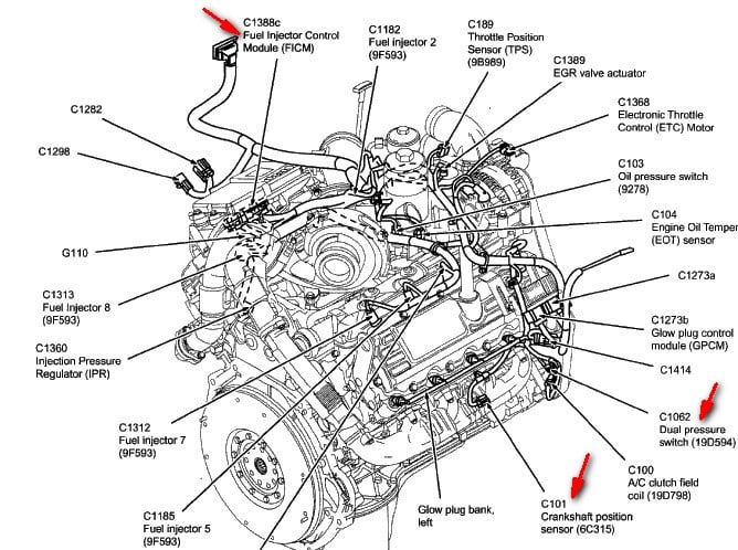 6.4 powerstroke parts diagram