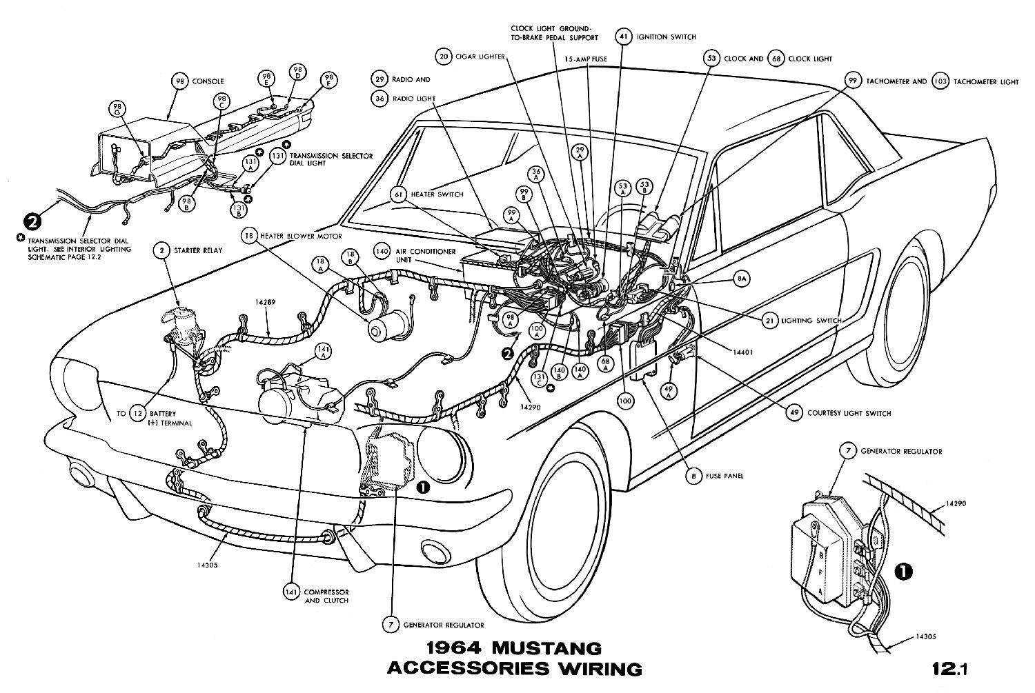 64.5 mustang wiring diagram