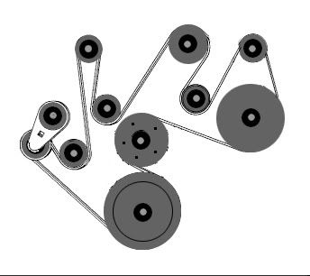 6.6 duramax serpentine belt diagram