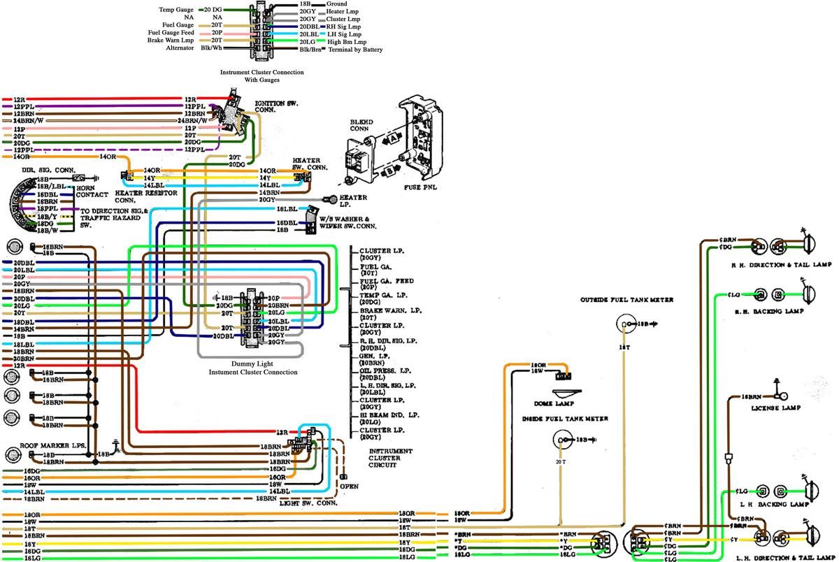 67-72 chevy truck wiring diagram
