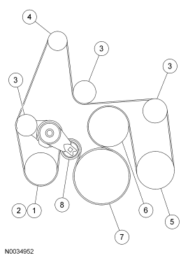 6.7 powerstroke serpentine belt diagram