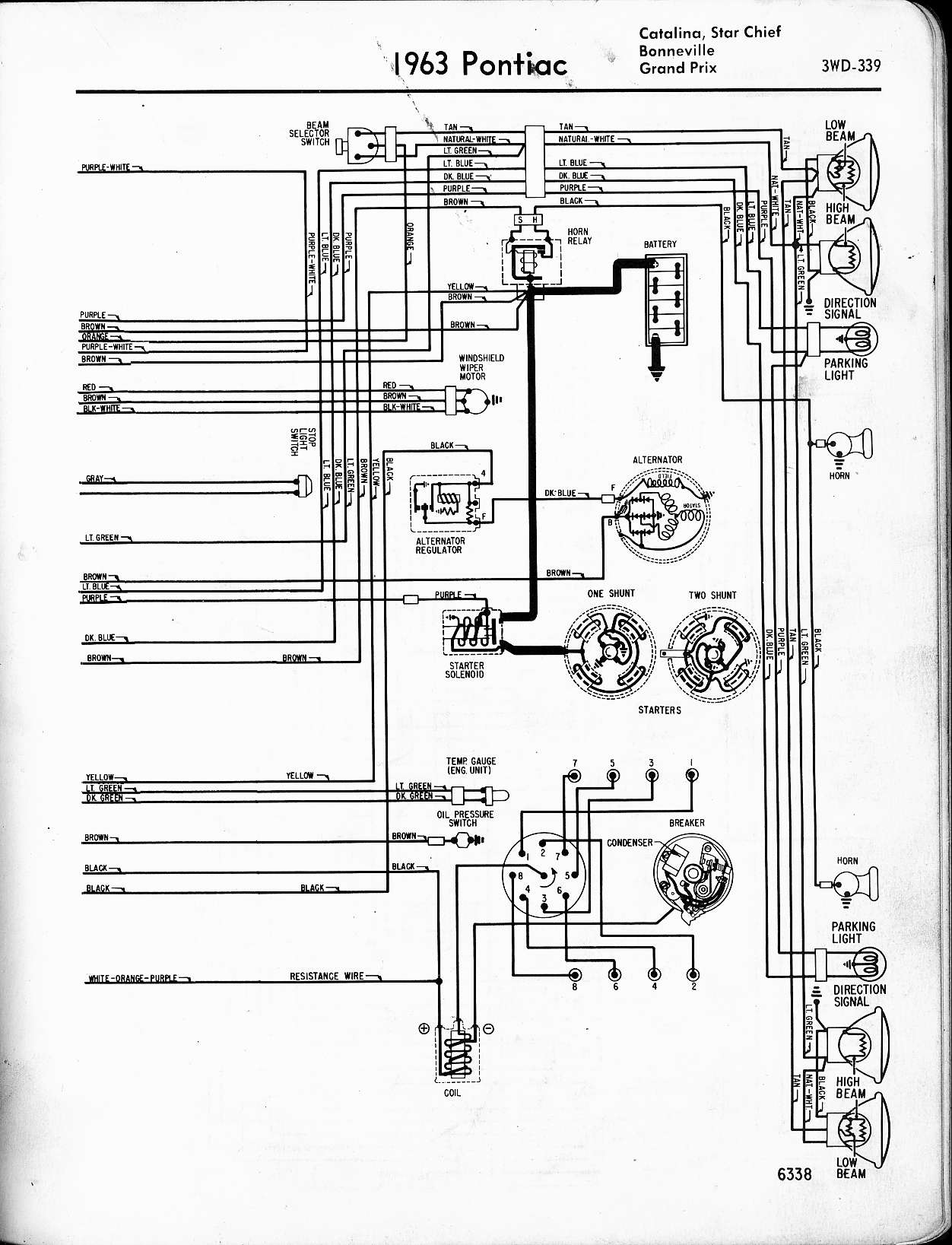 68 catalina wiring diagram black orange wire