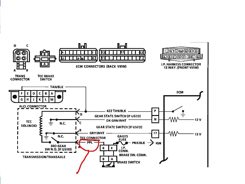 700r4 4 pin connector diagram