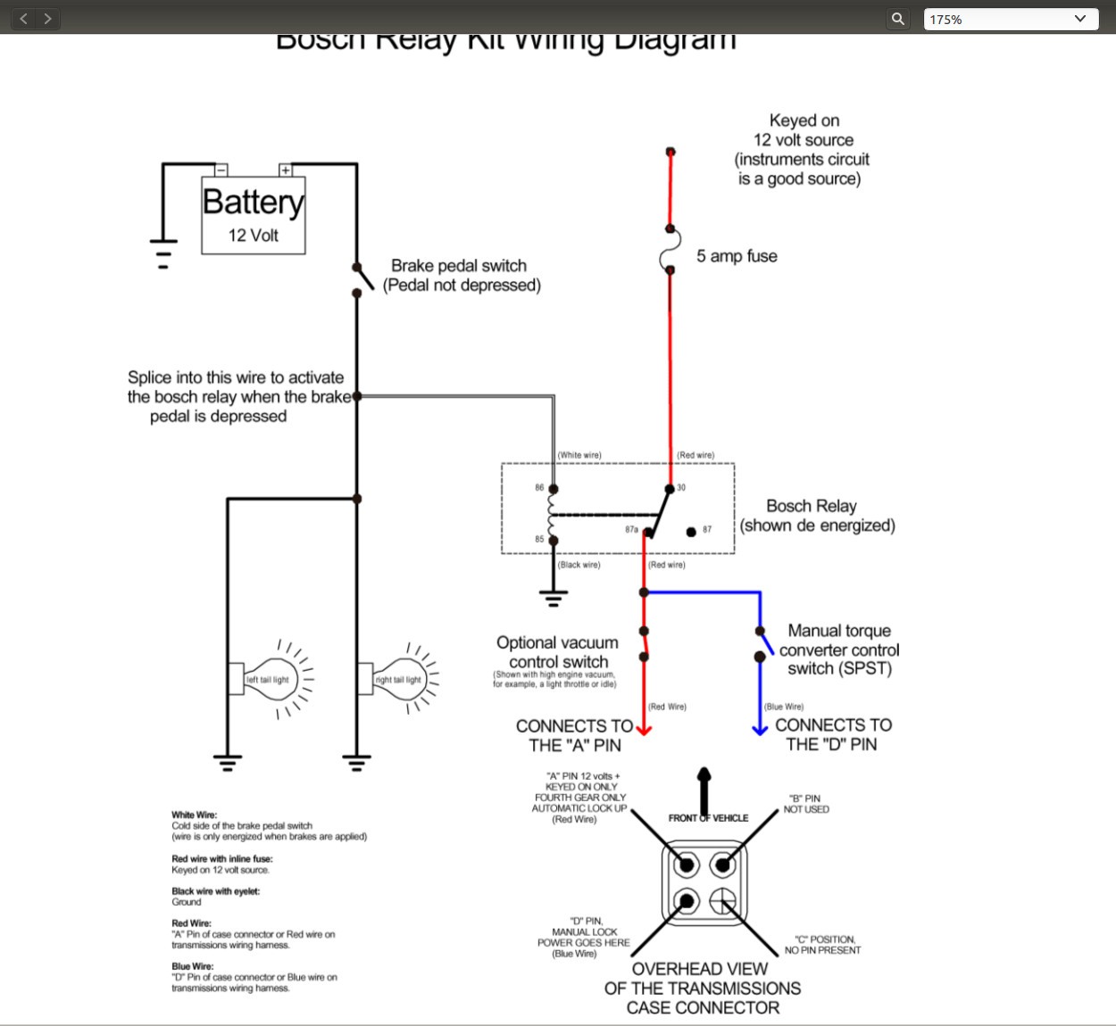 700r4 speedometer wiring diagram