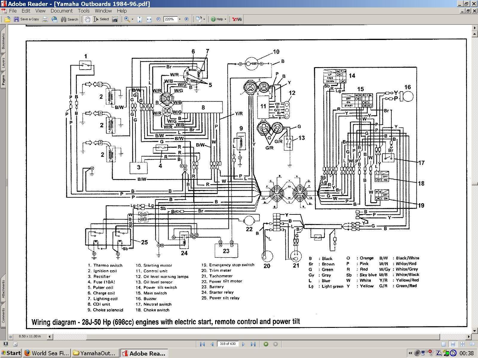 703 yamaha remote control wiring diagram