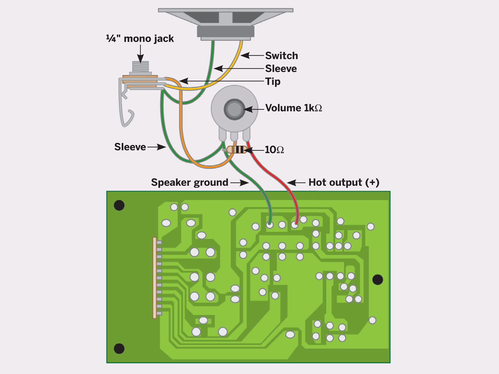 70v volume control wiring diagram