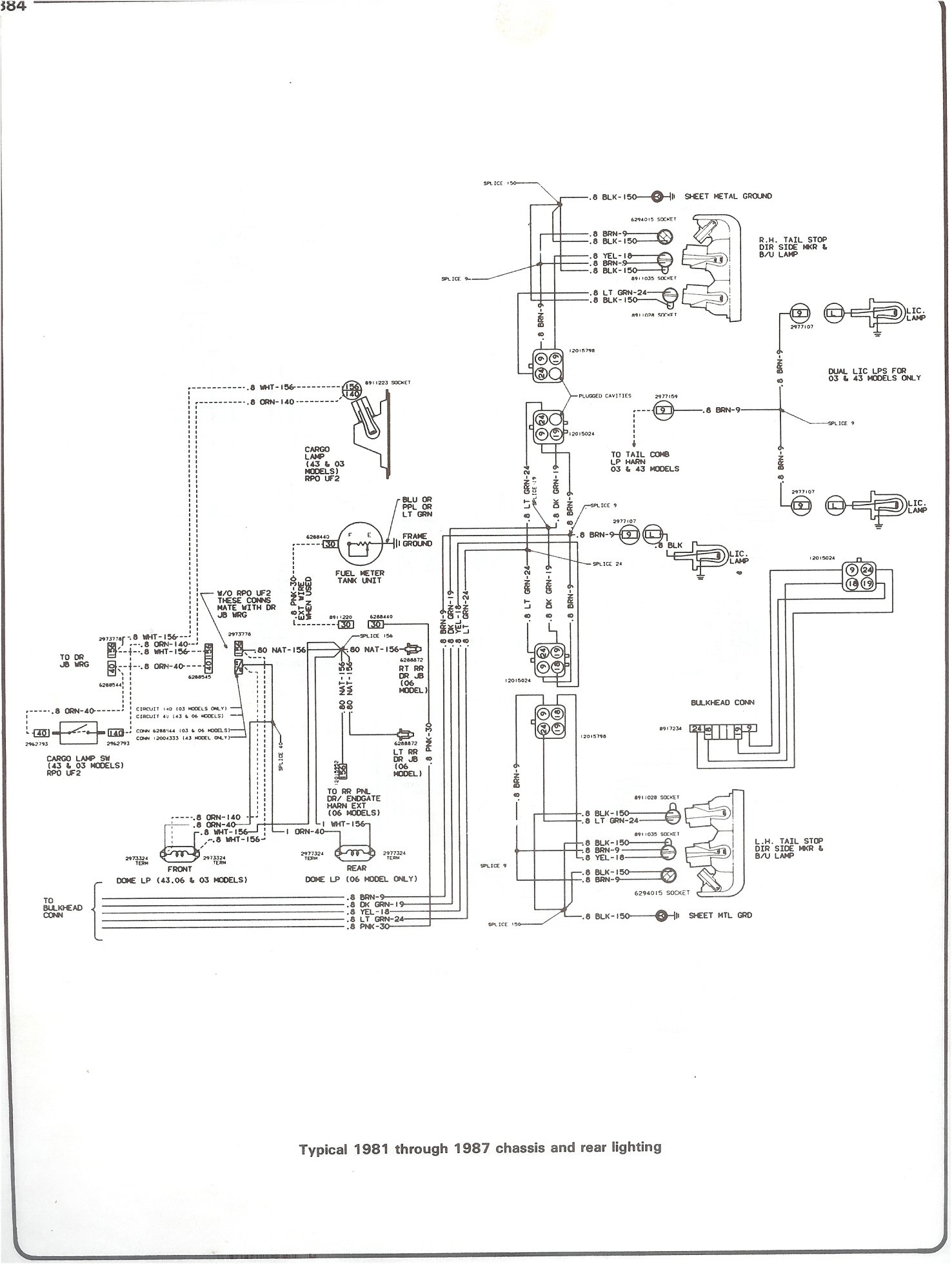 73-87 chevy truck wiring diagram manual