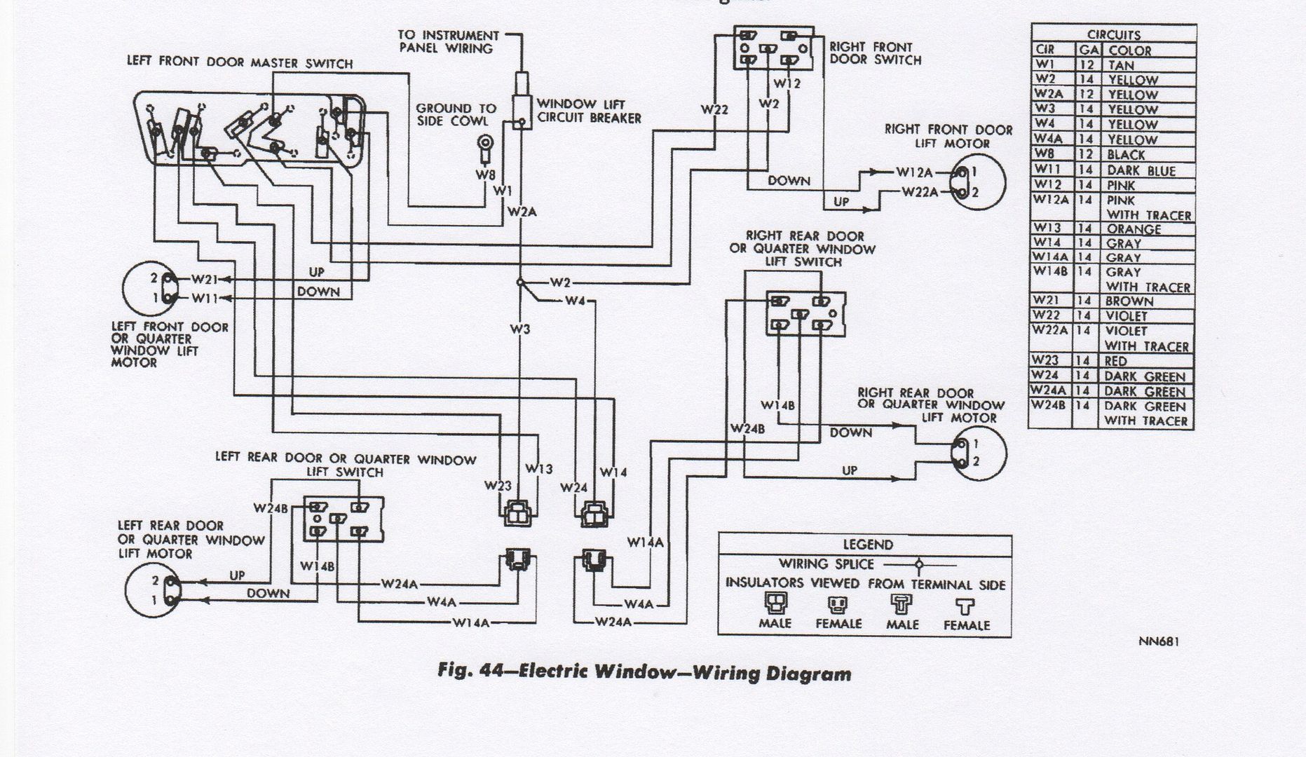 74 coronet wiring diagram