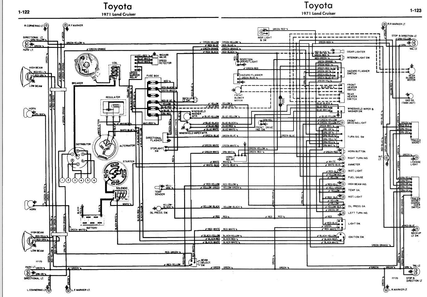 74 fj cruiser wiper motor wiring diagram
