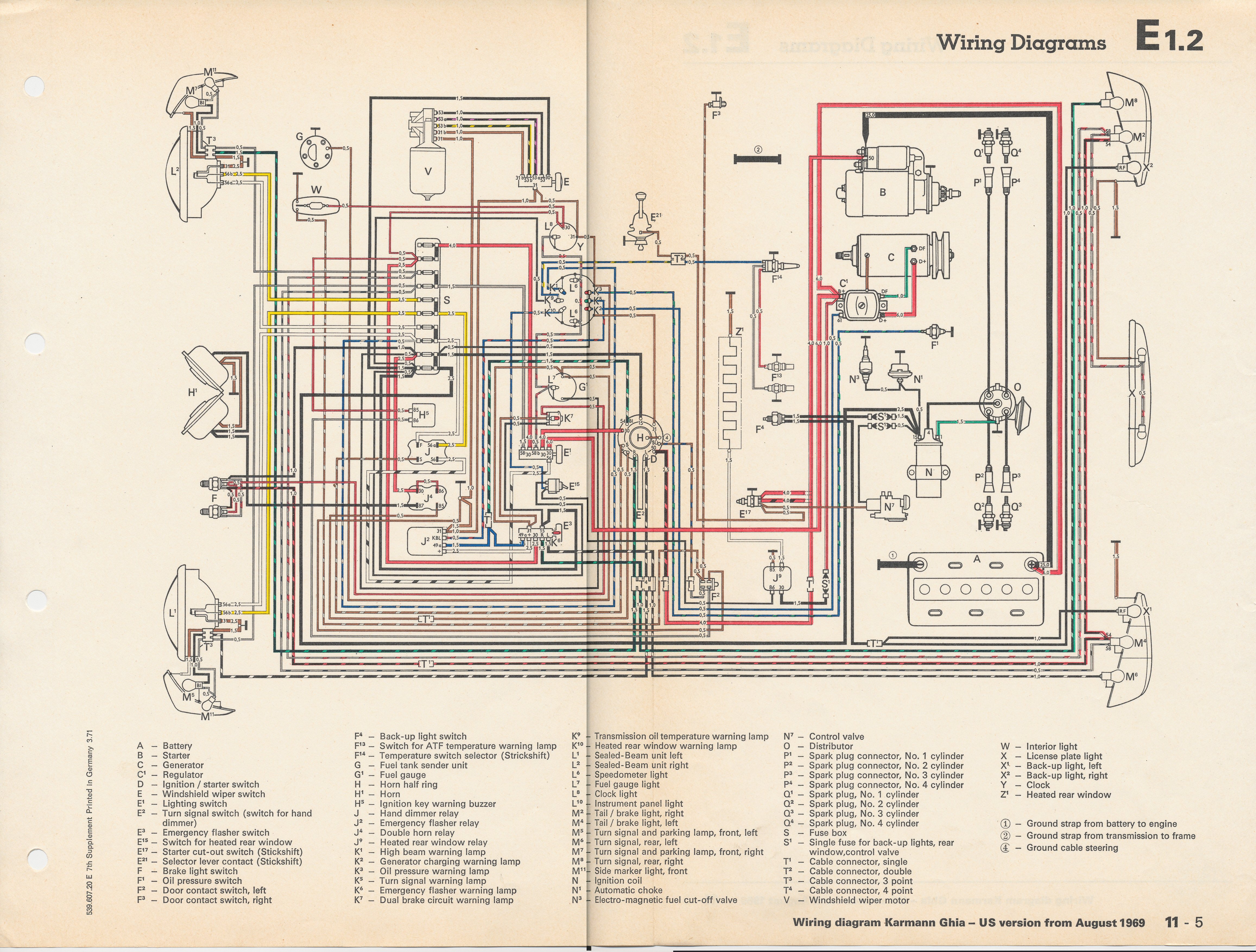 74 volkswagen karmann ghia directional wiring diagram