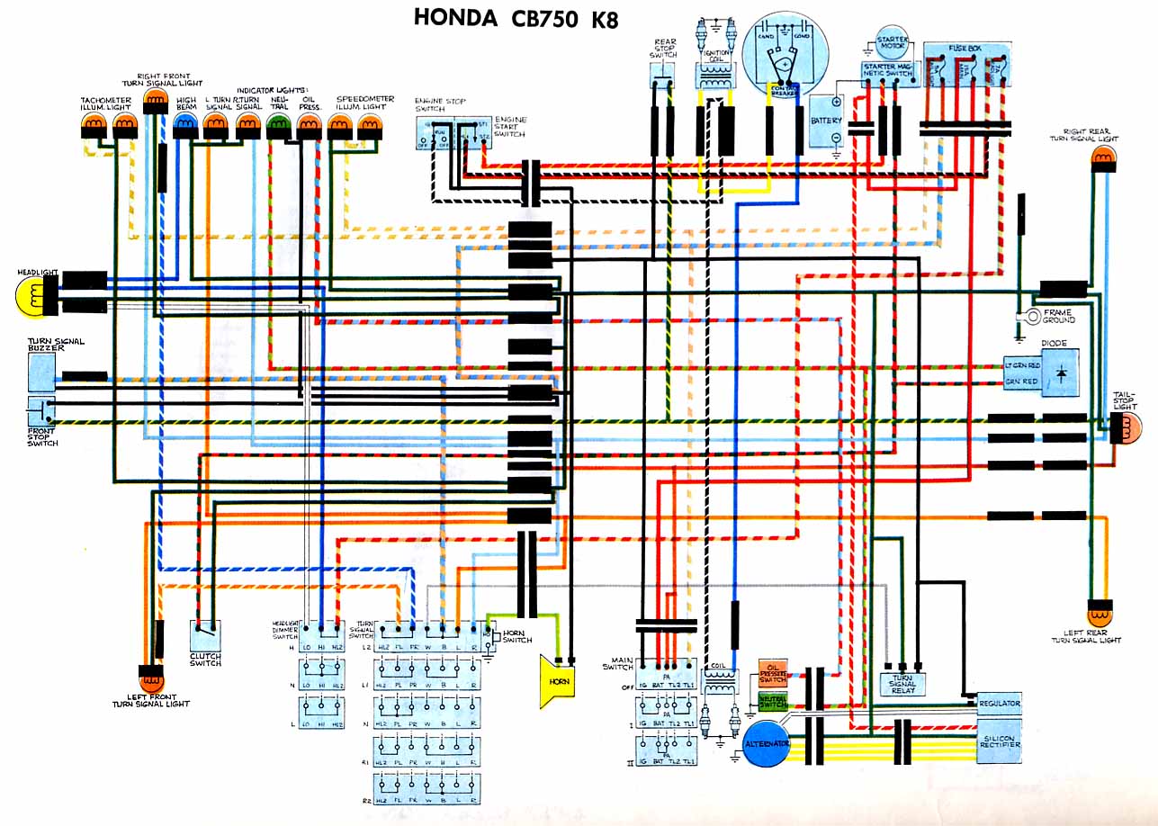 77 cb 750k wiring diagram