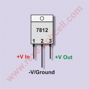 7812 voltage regulator circuit diagram