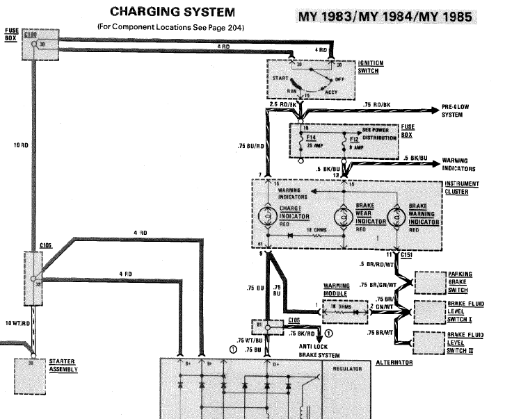 85 300d ignition wiring diagram